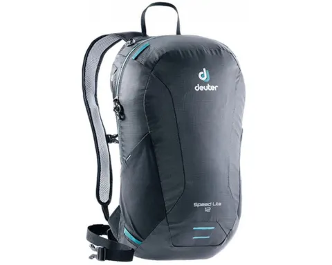 Рюкзак DEUTER Speed Lite 12 цвет 7000 black с поясным ремнем Для походов
