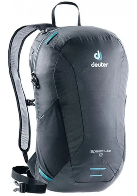 Рюкзак DEUTER Speed Lite 12 колір 7000 black з поясним ременем Для походів