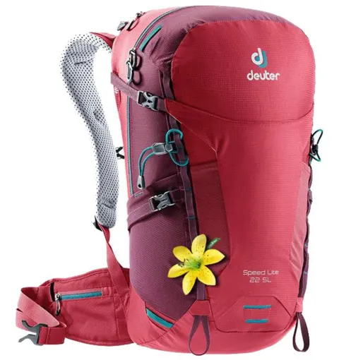 Рюкзак DEUTER Speed Lite 22 SL колір 5527 cardinal-maron Для походів