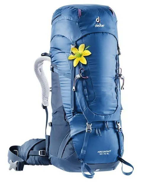 Рюкзак DEUTER Aircontact 40 + 10 SL колір 3385 petrol-navy Для треккінгу