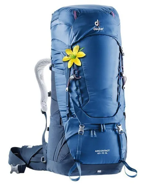 Рюкзак DEUTER Aircontact 60 + 10 SL колір 3399 steel-midnight Для треккінгу