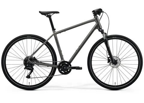 Велосипед 28" Merida Crossway 100 (2026) рама - S Silk Warm Slate Grey(Black)