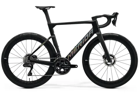 Велосипед 28" Merida Reacto Team (2026) рама - M Silk Black(Glossy Dark Silver)