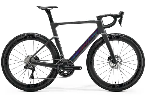 Велосипед 28" Merida Reacto 9000 (2026) рама - 3S Cool Grey(Purple)