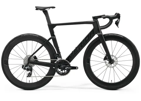 Велосипед 28" Merida Reacto 7000 (2026) рама - M Silk Black(Glossy Dark Silver)
