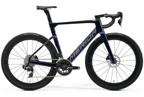 Велосипед 28" Merida Reacto 7000 (2026) рама - XXS Starfield Purple(Gunmetal Grey)