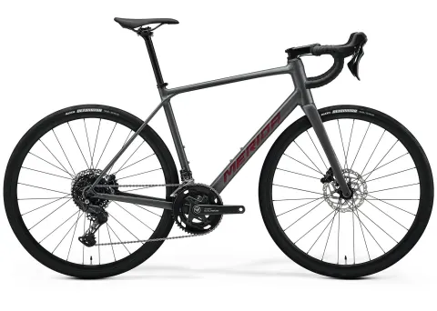 Велосипед 28" Merida Scultura Endurance 300 (2026) рама - XXS Silk Cool Grey(Red)