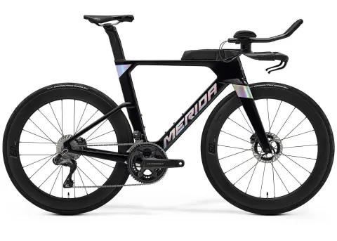 Велосипед 28" Merida Time Warp TRI Limited-FRM (2026) рама - XS Metallic Black(Flash Bcp)