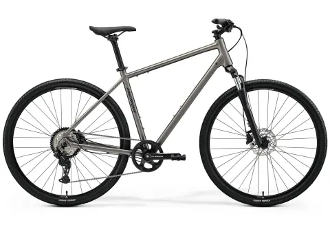 Велосипед 28" Merida Crossway 20 (2026) рама - XXS Silk Warm Slate Grey(Black)