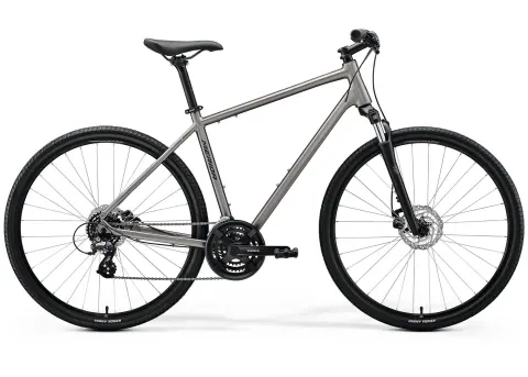 Велосипед 28" Merida Crossway 10 (2026) рама - XL Silk Warm Slate Grey(Black)
