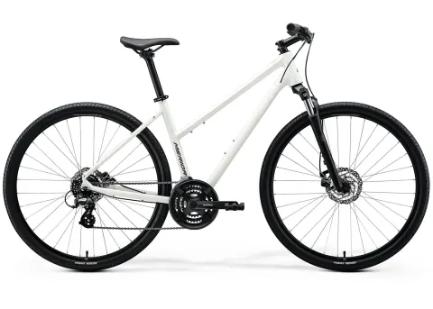 Велосипед 28" Merida Crossway 10 (2026) рама - W-M Silk White(Grey)