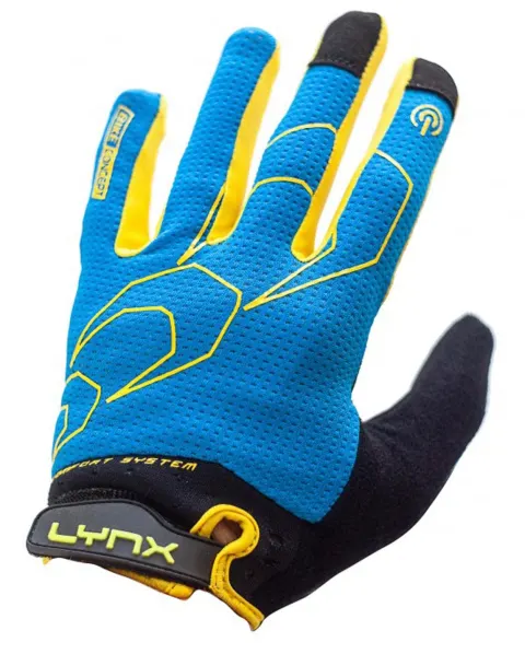 Велорукавички LYNX All-Mountain BLY Blue-Yellow L