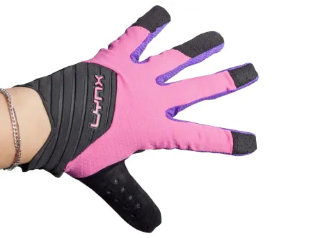 Велоперчатки LYNX Expert Long Pink S