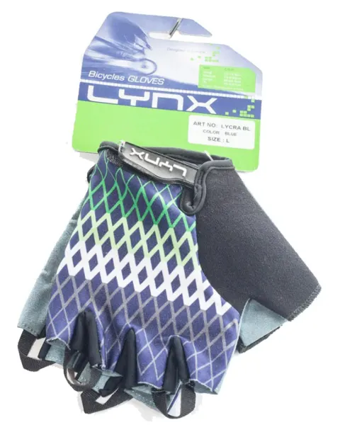 Велорукавички LYNX Lycra Blue XL