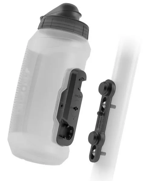 Фляга з конектором та базою FIDLOCK TWIST bottle 750мл., прозорий / білий