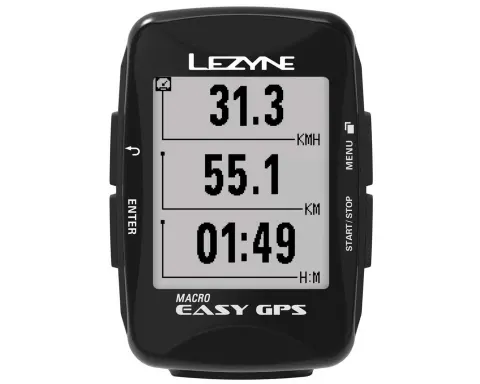 GPS компьютер LEZYNE MACRO EASY GPS Чорний Y13