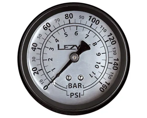 Манометр LEZYNE 160 PSI GAUGE Чорний Y14