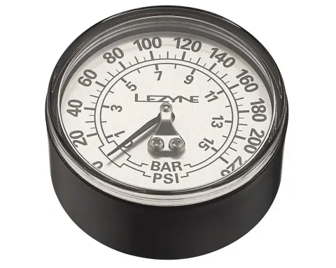 Манометр LEZYNE 220 PSI GAUGE 2.5" Сріблястий 220PSI Y13