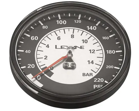Манометр LEZYNE 220 PSI GAUGE 3.5" Сріблястий 220PSI Y13
