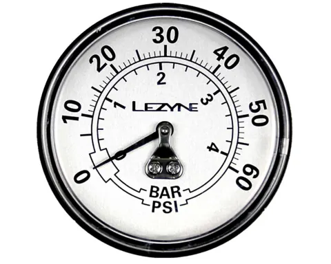 Манометр LEZYNE 60 PSI GAGUE 2.5" Сріблястий 60PSI Y13