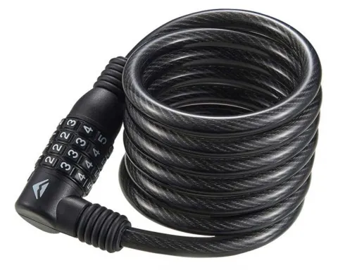 Замок MERIDA Lock Digits 4 тросовий 120см чорний