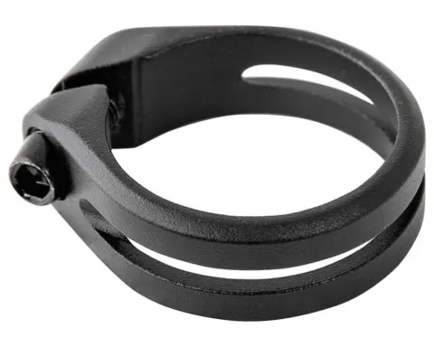 Зажим MERIDA Seat Clamp B Expert 38,9 мм чорний (Хомут підсідельний алюмінієвий, Болтове кріплення)