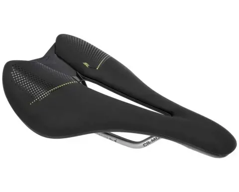 Сідло MERIDA Expert SL чорне/глянцеве зелене, Код A2070000324 (Легке, Гоночне)