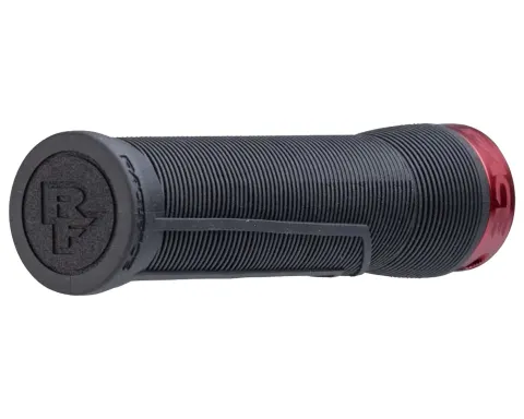 Грипсы RACE FACE CHESTER, 34 мм, Хомут (BLACK) Черный, Грип (RED) Красный (Резиновые)