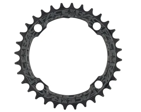 Звезда RACE FACE Narrow Wide, 104 BCD, 38T, 10-12 ск (MATTE BLK) Матовая Черная (Алюминиевая)