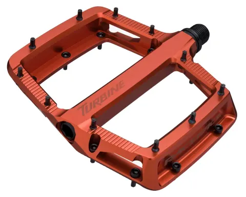 Педали Race Face TURBINE 2026, FOX ORANGE (Оранж FOX), Алюминиевые, AM