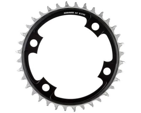 Зірка SRAM ROAD 36T 107 BCD X-SYNC (BLAST BLACK) Чорний