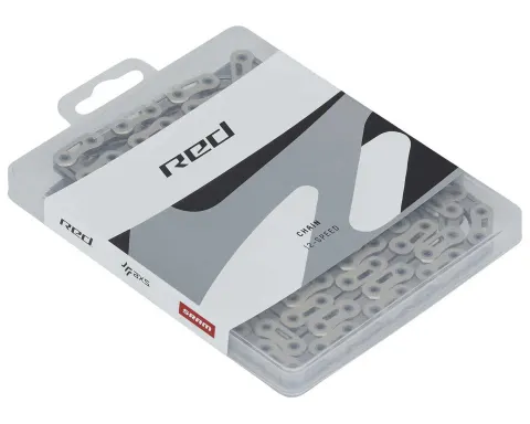 Ланцюг SRAM Red E1 Flattop, 126 ланок, 12 шв. з PowerLock (Silver) Сріблястий