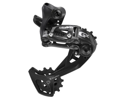 ЗП SRAM GX 2x11 шв., Long Cage (Black) Чорний Алюмінієвий