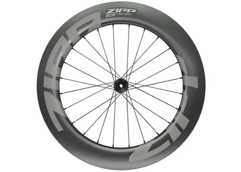 Колесо ZIPP 808 Firecrest карбоновое Tubeless Disc 700c, переднее, 24 спицы, 12x100 мм