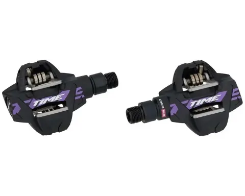 Педали контактные TIME XC 6 (BLACK PURPLE B1 Черно-фиолетовый)