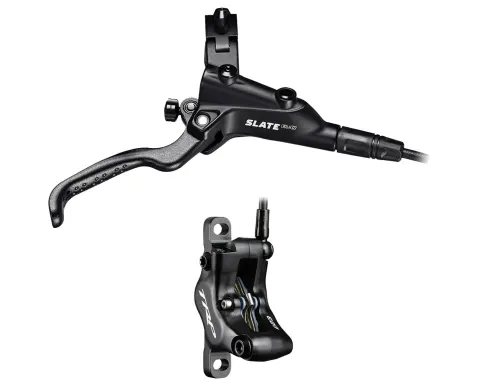 Дисковые задние гидравлические тормоза TRP Slate EVO M807 4 поршня, 1900мм, (черный)