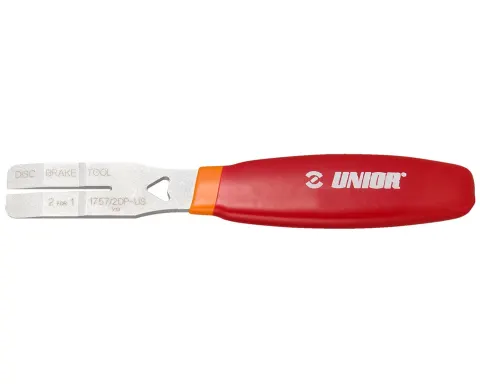 Розпірка Unior Tools гальмівних колодок + правка диска (червона)
