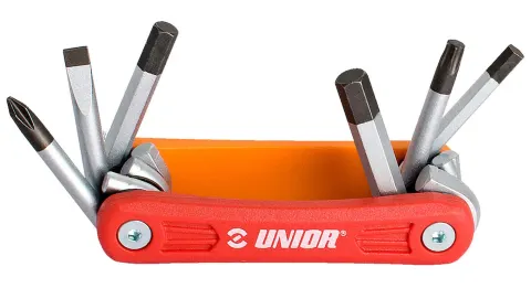 Мультитул Unior Tools EURO6 (Красный): 6 необходимых инструментов