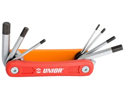 Мультитул Unior Tools EURO7 (Красный): 7 инструментов с T25