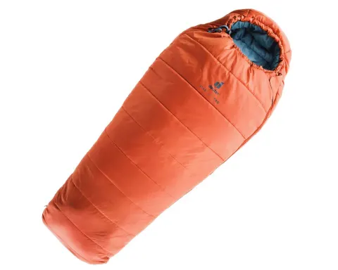 Спальник DEUTER Starlight Pro (цвет Paprika-Slateblue) детский, левый зиппер