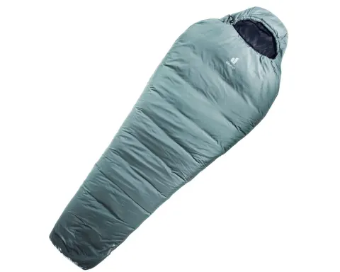 Спальник DEUTER Orbit +5° L (цвет Shale-Ink) синтетический, удлиненный, правый