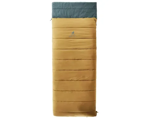 Спальник DEUTER Orbit SQ +6° (caramel-teal, правый) одеяло, синтетический, комфорт +10°C
