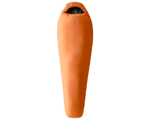 Спальник DEUTER Orbit -5° REG (mandarine-ink, левый) синтетический, комфорт 0°C