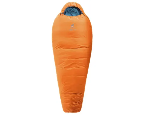 Спальник DEUTER Orbit -5° SL (mandarine-slateblue, левый) синтетический, женская модель