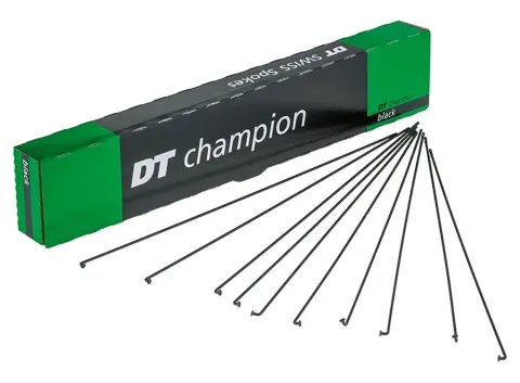 Спиці DT Swiss Champion 2.0 x 303мм х 100шт (Чорний)