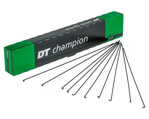 Спицы DT Swiss Champion 2.0 x 291 мм (Черный) - 100 шт