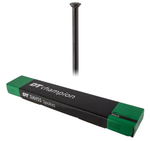 Шприхи DT SWISS Champion Straightpull 2.0 x 290 мм, 100 шт, (Чорний)