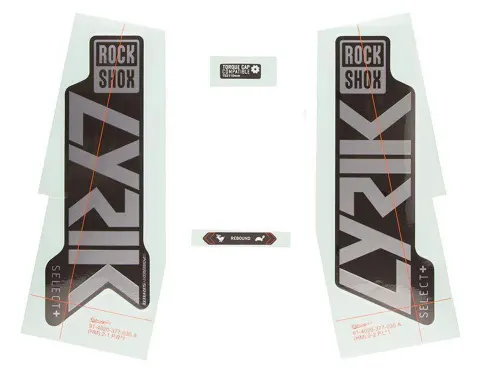Набір наліпок RockShox Lyrik Select+ 27/29 (MPLR/BLK)