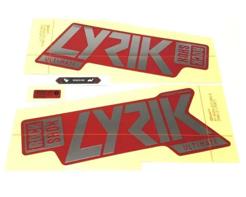 Набор наклеек RockShox Lyrik Ultimate 27/29 (GPLRF/RED)