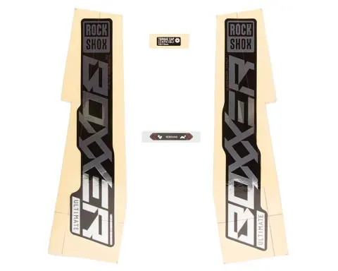 Набор наклеек RockShox BXR ULTIMATE 27/29" (Глянцевый, Светло-Голубой) SRAM